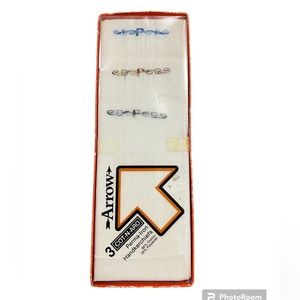 Vintage Arrow White Handkerchiefs with Embroidered “P”